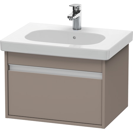 Duravit Ketho Wall-Mounted Vanity Unit Kt667004343 Basalt Matt KT667004343